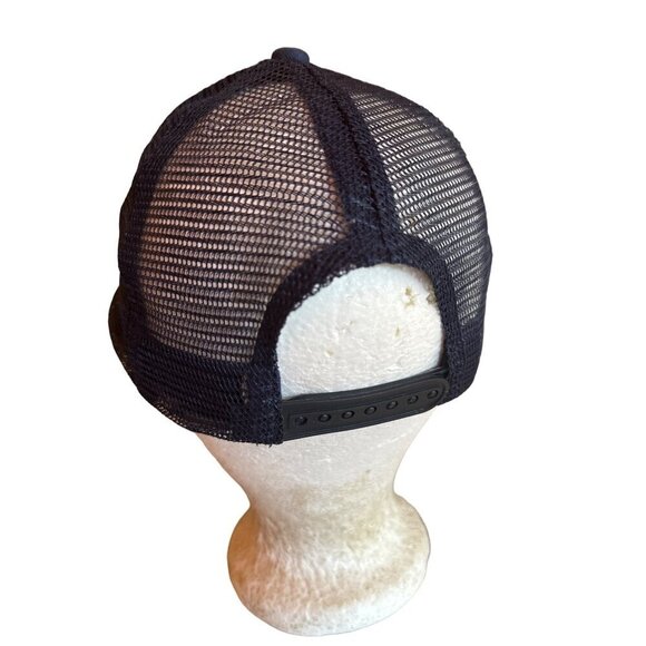 Great Lakes Navy Blue Trucker Hat Mesh Back Adjustable Strap DK Embroidered - Picture 4 of 7